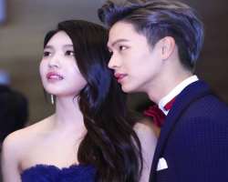 Sungjae won the best couple award along with Joy from the band Red Velvet in the reality show 